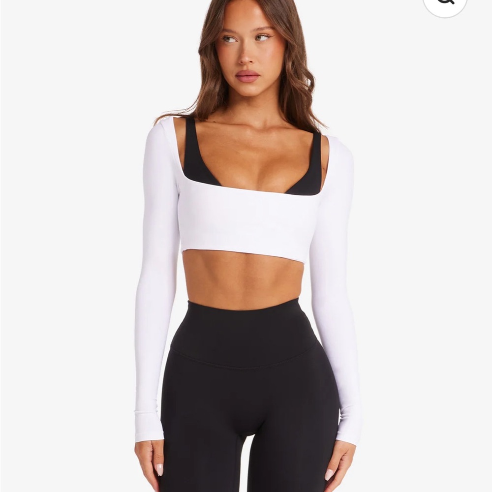 Freedom Scoop Long Sleeve Crop - CSB